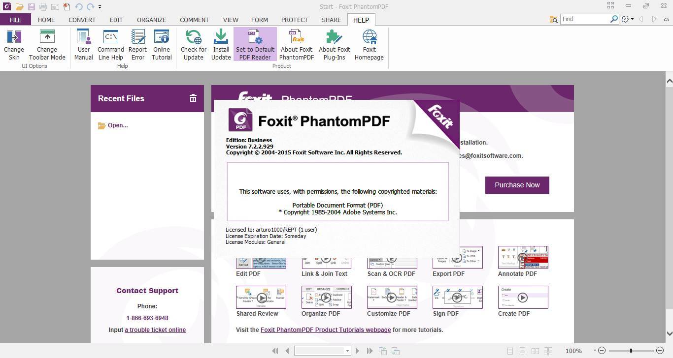 foxit phantom pdf activation