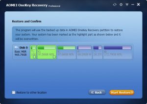 AOMEI OneKey Recovery Professional 1.6.4 Crack + Keygen Latest 2021